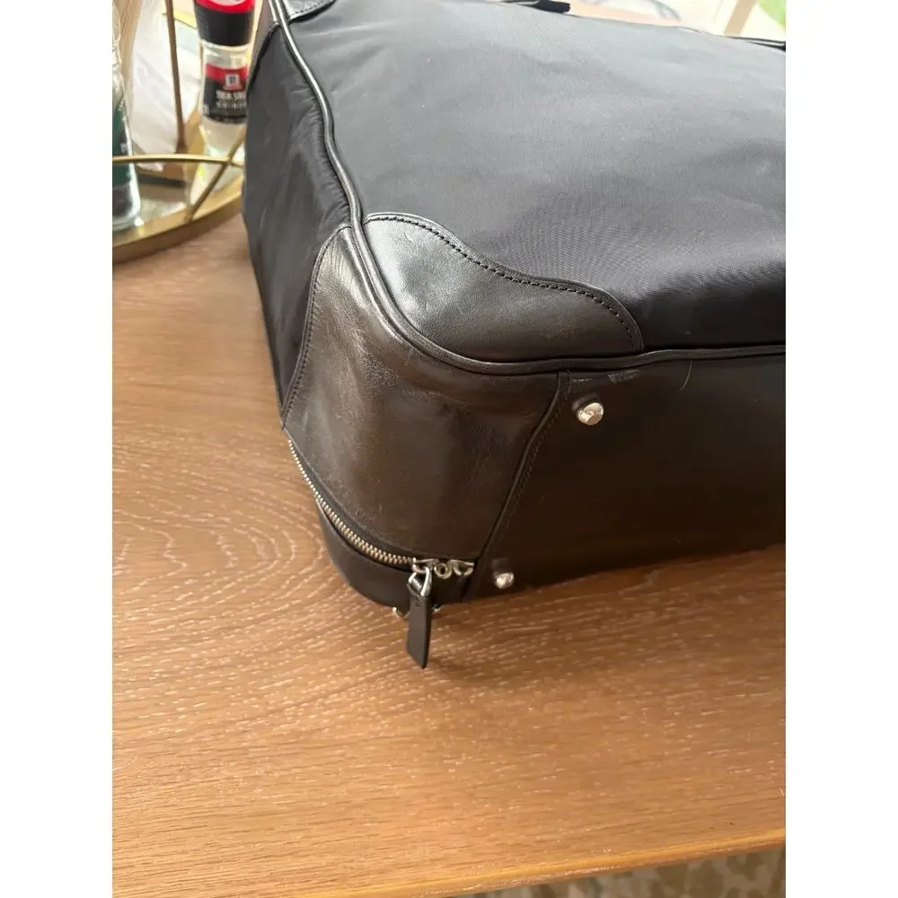 TUMI Classic Travel Weekender Carry On Black Nylon Leather Trim - 48724D